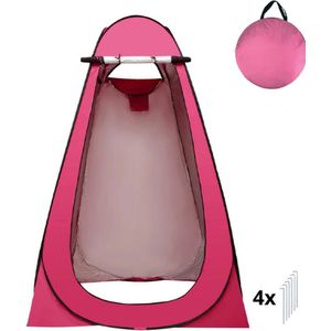 Pop-up Omkleedtent - Douchetent - WC tent - Roze