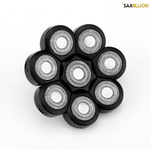 Scheerkop - Scheerhoofd - Vervangbaar - 8 bladen - Geschikt Voor Samillion Skull Editions