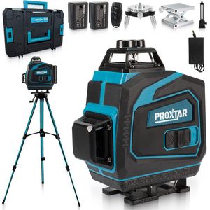 ProXtar - Kruislijnlaser - Zwart - 16 Instelbare Lijnen