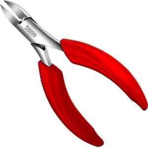 AdroitGoods Nageltang Voor Teennagels - Rood - Nagelknipper Voor Ingegroeide Nagels