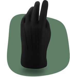 VOLQU® - Handschoenen - Handschoenen Winter Heren - Handschoenen Verwarmd - Wanten - kerstcadeau voor Mannen- Zwart