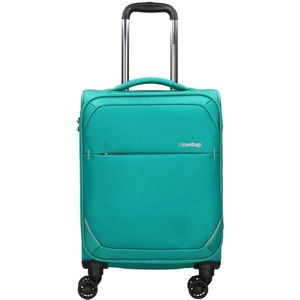 Travelbags The Base Soft Trolley S jade Zachte koffer