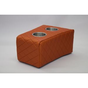 Armsteun Kussens met twee RVS Bekerhouder - Silverguard Mandarin - Luxe