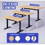 Elektrisch Zit-Sta Bureau - Stijlvol - Hoogwaardige Materialen - Ergonomisch Ontwerp