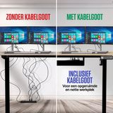 Elektrisch Zit-Sta Bureau - Stijlvol - Hoogwaardige Materialen - Ergonomisch Ontwerp