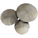 Oist Design Romee set of 3 Coffee Tables - Aluminium Champagne - 48 x 48 x 40 cm