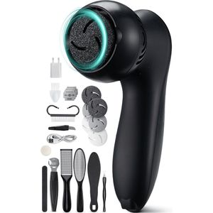 Vulpes Goods - BeautyCare - Elektrische Eeltverwijderaar PRO - 10 Delige Pedicureset - USB Oplaadbaar - IPX7 Waterbestendig