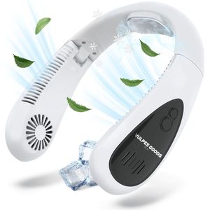 Vulpes Goods - Tech - Nek Ventilator - ELITE Versie - Oplaadbaar - Draagbare Gezichtsventilator - 3 Standen