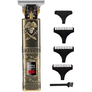 Gouden - Tondeuse - Professioneel Kappersgereedschap - LCD-display - 1500 mAh Lithiumbatterij