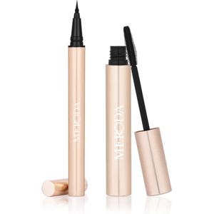 Meroda Flawless Eye Bundel - Gilded Lashes Mascara - The Wing Waterproof Eyeliner - 30ml