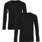 Boru - Bamboo Shirt - Langemouw - Zwart - 95% Bamboe