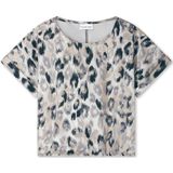 Helena Hart - Blauw - Overhemd - Dames - Elegante Rose Print Top