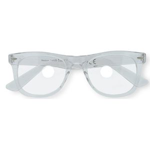 EyeDrop 002 - Druppelbril voor Oogdruppels - Transparant - 1 Opening 16 mm - Novelia Systeem