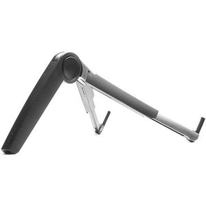 Ergoline - Cricket - Laptop-Tabletstandaard - Zwart-Zilver - Lichtgewicht - 6 Hoogtestanden