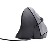 Easy Feel - Mouse Links - Ergonomische Muis - Links Handig - Zwart - 2 Knoppen