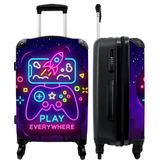NoBoringSuitcases.com® - Game koffer kinderen jongens - Kinderkoffer jongen - 20 kg bagage