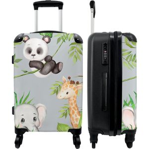 NoBoringSuitcases.com - Grote koffer - Kinderkoffer geschikt voor jongens en meisjes - Reiskoffer met 4 wielen XL - Trolley op wieltjes 60 liter - Rolkoffer groot kinderen - Ruimbagage valies 20kg - Reisbagage & reisaccessoires middelmaat - Suitcase