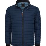 Mario Russo - Wave Jacket - Gewatteerde Jas - Navy - Waterafstotend