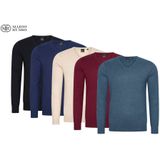 Mario Russo - V-Hals Pullover - Trui - Beige