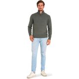 Mario Russo - Skipper - Heren Trui - Groen - Half Zip