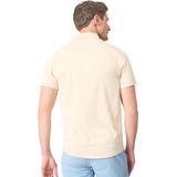 Mario Russo Korte Mouwen Overhemd - Overhemd heren - Polo Shirt Heren - t shirt heren - M - Beige