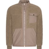 Mario Russo Teddy Jas Stockholm - Jas heren - Winterjas heren - Vest heren - Taupe