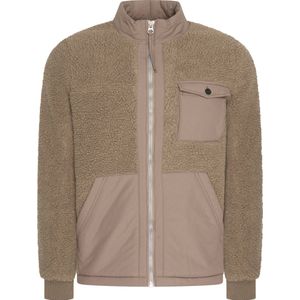 Mario Russo Teddy Jacket Stockholm: Ultieme Warmte en Stijl voor de Winter - XXL  - Taupe