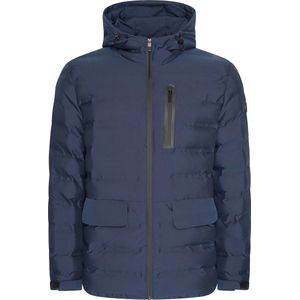 Mario Russo - Padded Woven Jacket - Winterjas - Navy