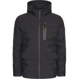 Mario Russo - Padded Woven Jacket - Jas - Zwart - Waterafstotend - Winddicht