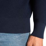 Mario Russo - Waffle Pullover - Trui - Navy