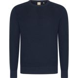 Mario Russo - Waffle Pullover - Trui - Navy