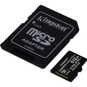 Kingston MicroSD 512GB - Class 10 - Incl. Adapter
