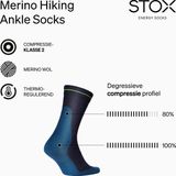 STOX - Merino Wollen Wandelsokken - Compressiekousen