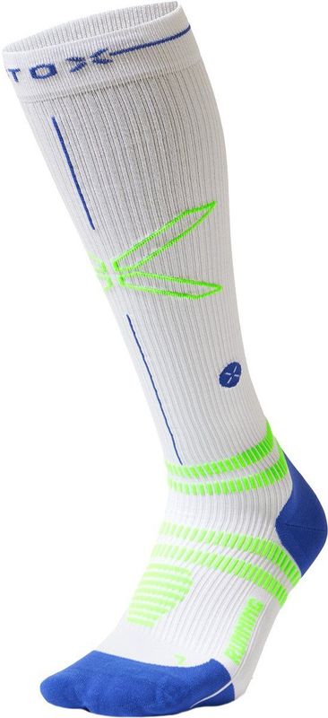 STOX - Energy Socks - Compressiekousen - Wit - Hardloopsokken - 1 Paar
