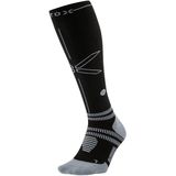 STOX - Energy Socks - Compressiekousen - Zwart/Grijs - Gevoerde Teen en Hiel