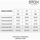 STOX Energy Socks - Sportsokken - Zwart - Compressie - 100% Made in Italy