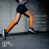 STOX Energy Socks - Sportsokken - Zwart - Compressie - 100% Made in Italy