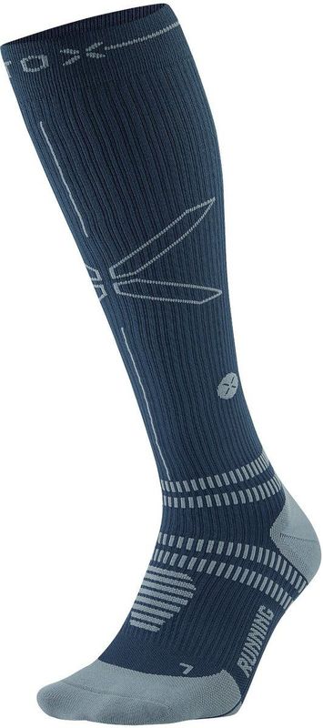 STOX Energy Socks - Sportsokken - Zwart - Compressie - 100% Made in Italy