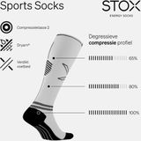 STOX Energy Socks - Compressiekousen - Premium - Voor Mannen - Verbeterde Bloedcirculatie - 23-32 mmHg