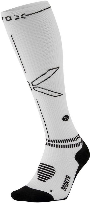 STOX Energy Socks - Compressiekousen - Zwart - 53% Polyamide, 33% Dryarn®, 14% Elastaan