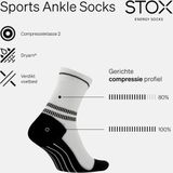 STOX Energy Socks - Compressiekousen - Premium - Gerichte Ondersteuning en Stabiliteit - Enkelsokken