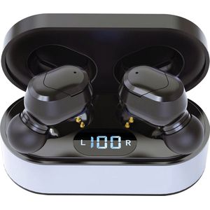 Platinet PM1050B Bluetooth oordopjes - In ear - Bluetooth 5.0 - Draadloos - Zwart