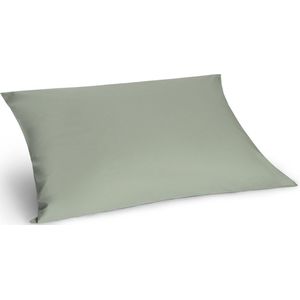 Yumeko kussensloop percal katoen jade groen Bio, eco & fairtrade 1 stuk