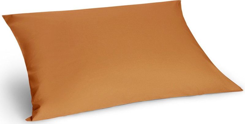 Yumeko kussensloop percal okergeel 70x90 - Bio, eco & fairtrade - 1 stuk