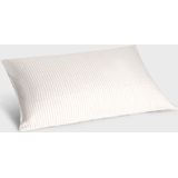 Yumeko - Kussensloop - Gewassen Linnen - Natuurlijk Gestreept - Biologisch - 1 stuk