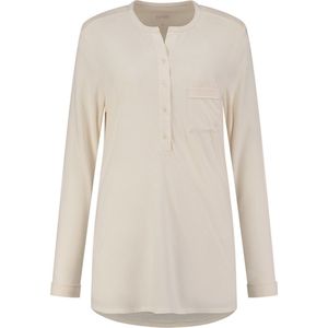 Yumeko - Pyjamashirt - Wit - Jersey - Dames