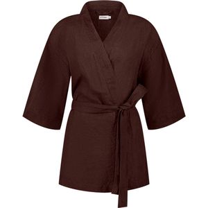 Yumeko - Kimono - Gewassen Linnen - Roze - Eco, Bio & Fairtrade