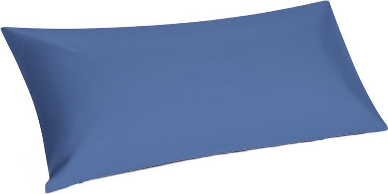 Yumeko kussensloop percal serene blauw 40x80 - Bio, eco & fairtrade - 1 stuk