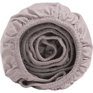 Yumeko kinderhoeslaken percal bleek roze 70x150x15 - Bio, eco & fairtrade