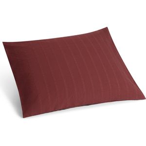 Yumeko - Kussensloop - Bordeaux - Katoen - Biologisch - 1 stuk